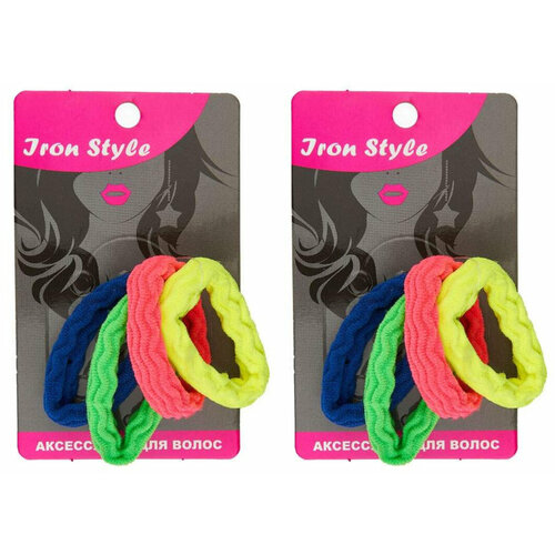 Резинки для волос Iron Style набор 4 шт 2 уп 518₽