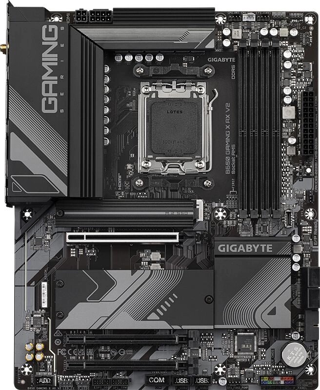 GIGABYTE Материнская плата Gigabyte B650 GAMING X AX V2 SocketAM5 AMD B650 ATX AC`97 8ch(7.1) 2.5Gg RAID+HDMI+DP B650 GAMING X AX V2