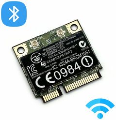 Адаптер WiFi Broadcom BCM94313HMGB (Mini PCI-E half-size, B/G/N, 150 Mbit/s, 2.4 Ghz)