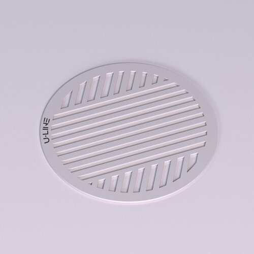 Магнитная вентиляционная решётка U-Line Will White D120 мм (внутренний 100мм)
