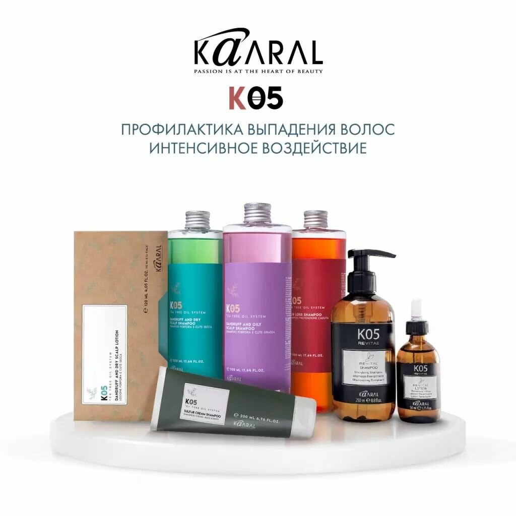 Kaaral Шампунь для профилактики выпадения волос Anti Hair Loss Shampoo, 1000 мл (Kaaral, ) - фото №18