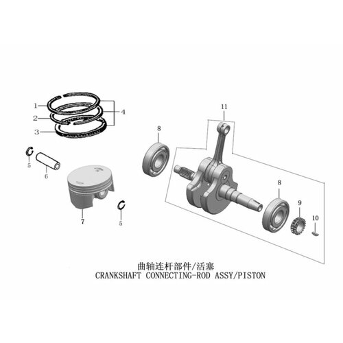 PitBikeClub Кольцо стопорное поршневого пальца D-16 ZS172FMM-3A CB250-F ZS172FMM-5 PR250 ZS172FMM-7 CB250RL ZS174MN-3 CBS300 ZS177MM NC250 139₽