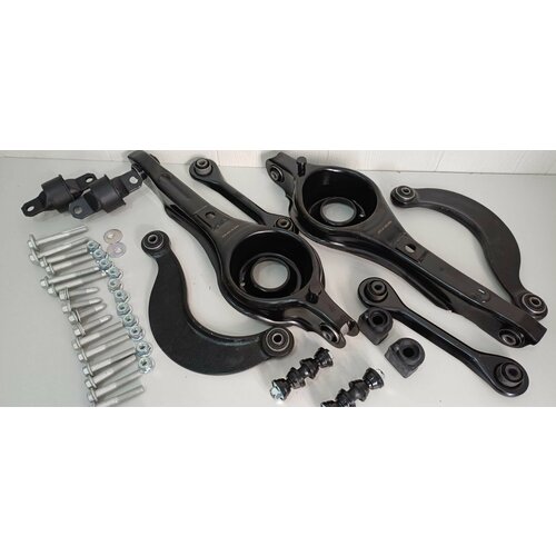 Вся задняя подвеска форд фокус 2 Ford focus 2 комплект задних рычагов c продольными салейнтблоками болтами и втулками под прямую стойку стабилизатора 35990₽