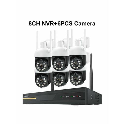 6 камера 3 МП WIFI комплект камеры1TB 28099₽