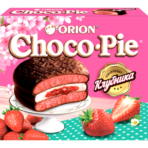  ORION Choco Pie Strawberry, 360