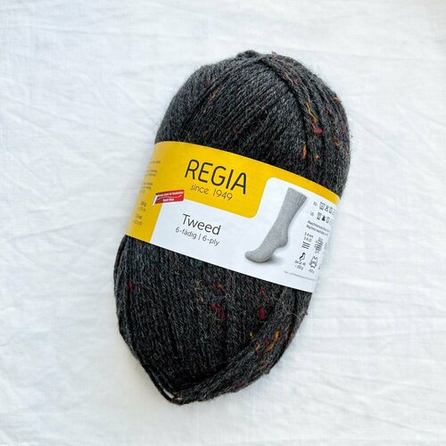 Носочная пряжа Regia Tweed 6-ply (00098)