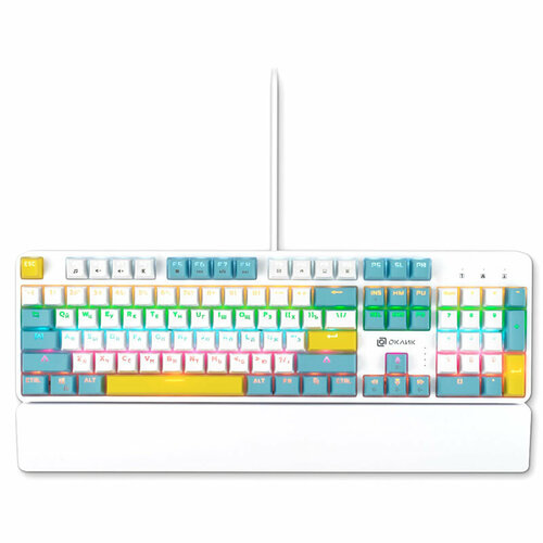 Клавиатура Oklick K951X White USB 310700₽