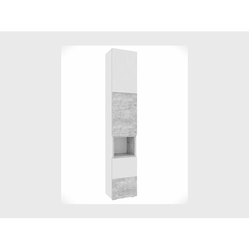 Пенал Милана белыйбетон светлый 9523₽