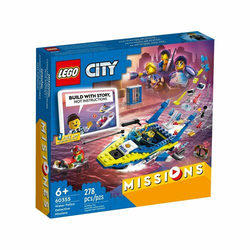 Конструктор LEGO City Water Police Detective Missions 60355