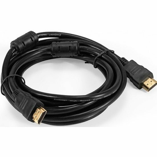 Кабель HDMI Exegate EX-CC-HDMI-3.0F 19M/19M, v1.4b, ферритовые кольца, позолоченные контакты, 3м.