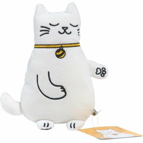 Игрушка-подушка «Кот Пуш» белая