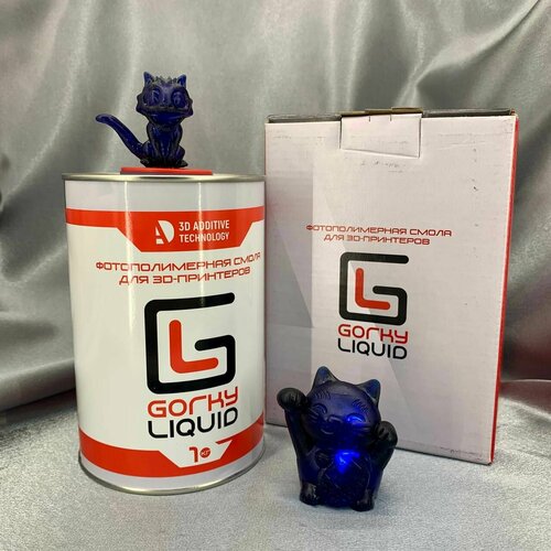 Simple синяя 1 кг фотополимерная смола Gorky Liquid