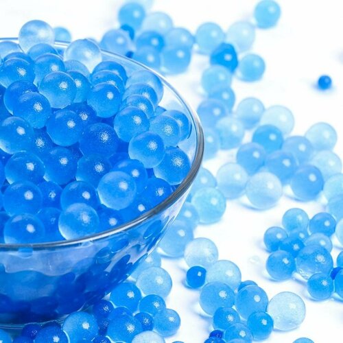Аквагрунт UPAK LAND - Жемчужный, гидрогель, шарики, цвет синий, 50 г, 1 шт.