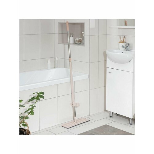 Швабра с отжимом 2 насадки из микрофибры 1096₽