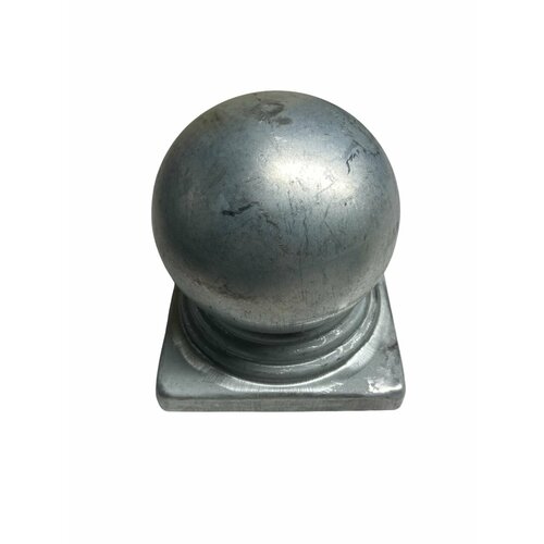 Наконечник шарообразный с квадратным основанием на столб 100х100 мм (2 шт.)