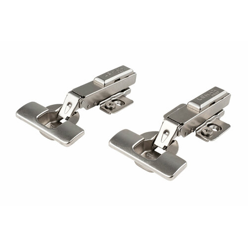 Петля мебельная накладная с эксцентриком 2pcs-FHSA3, никель, комплект 2 шт.