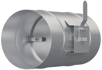 Дроссель-клапан из оцинкованной стали для круглых воздуховодов D200 мм