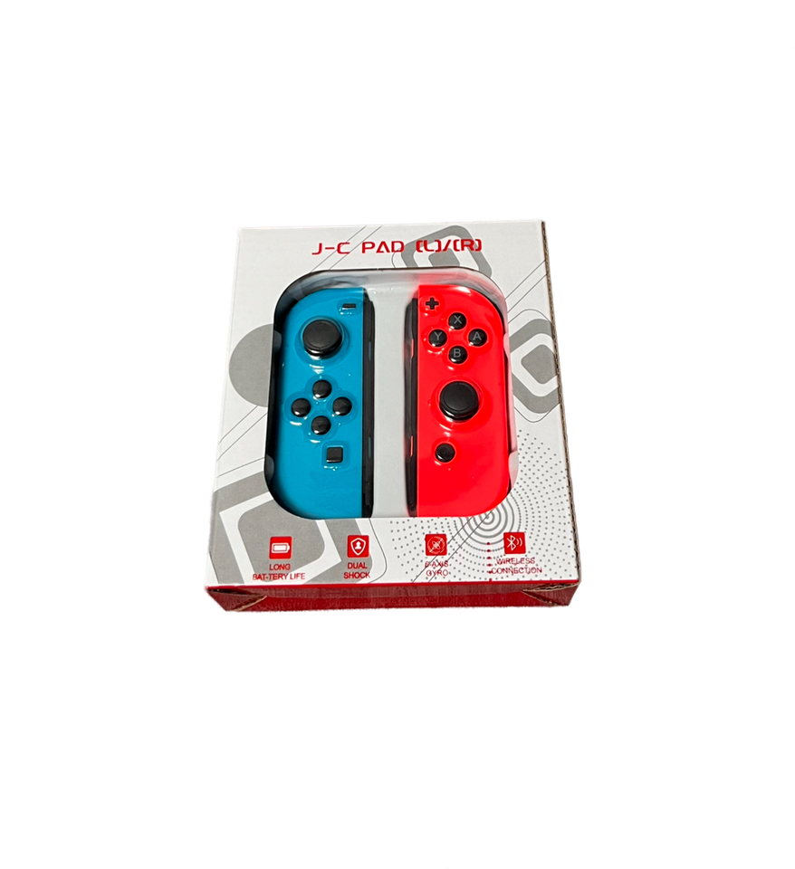 Nintendo Switch Joy-Con, джойконы Nintendo Switch, красно-синие, аналоговые