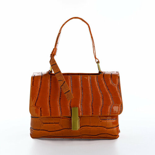 Сумка мессенджер , оранжевый сумка мессенджер классическая регулируемый ремень коричневый