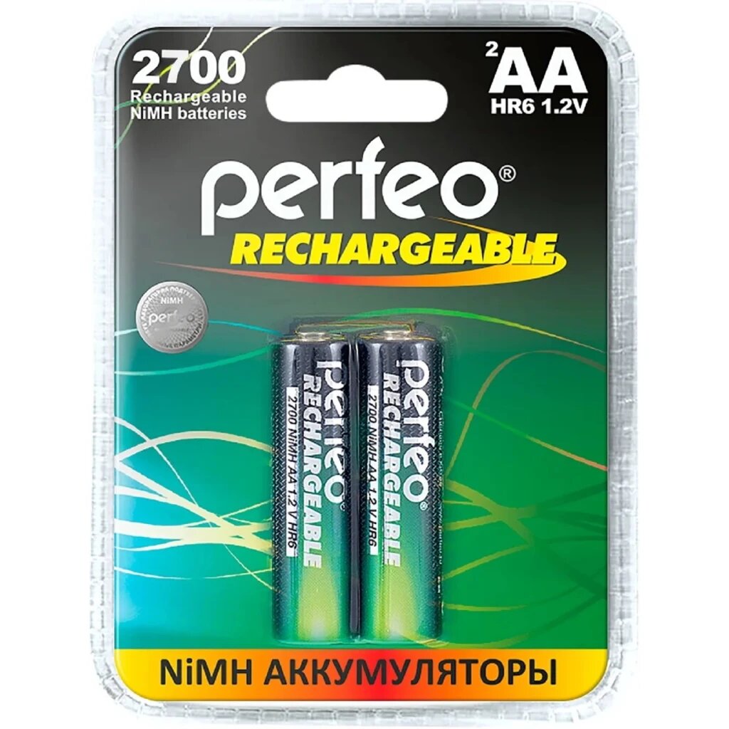 Аккумуляторы 2700 mAh Perfeo AA2700/2BL AA 2 шт - фото №9