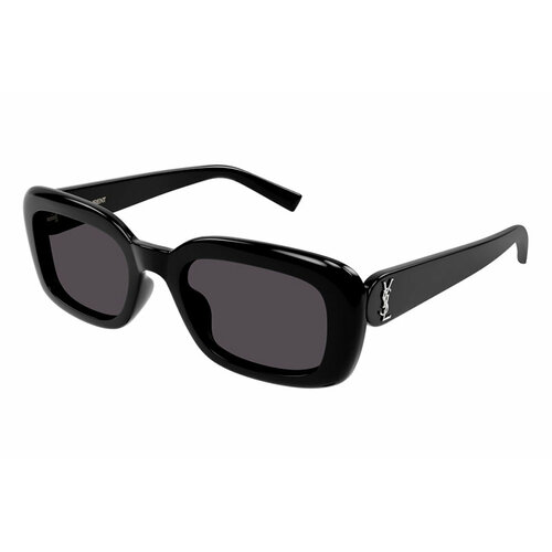 Солнцезащитные очки Saint Laurent, серый saint laurent sl 508 f 001 56 черный серебряный ацетат металл