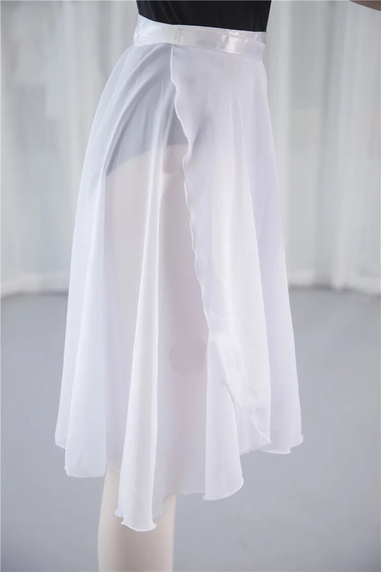 Thankdance Профессиональная балетная юбка-пачка из шифона для взрослых Белый белый