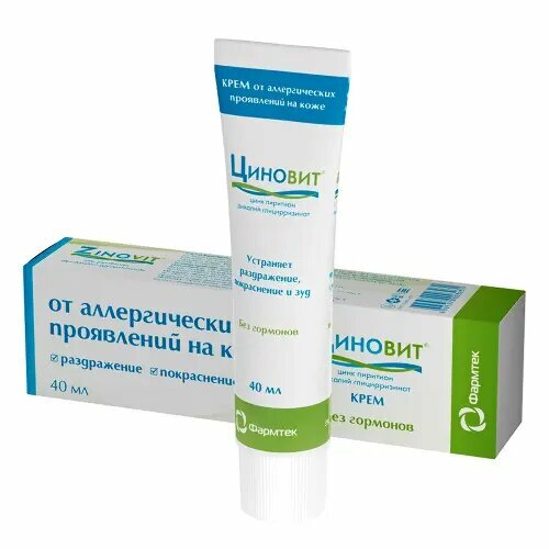 Циновит крем 40 мл 2уп