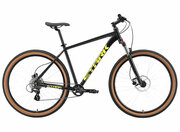 Велосипед Stark Hunter 29.3 HD, черный/кислотно-желтый, 18' (HQ-0014309)