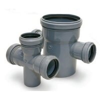 Крестовина однопл Ø 50х50х50/45° полипропилен Политэк - фото №6