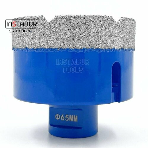 Коронка алмазная 65мм, на УШМ М14, Instabur Tools