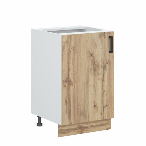 Кухонный модуль №12 без столешницы шкаф нижний напольный ЛДСП 50х52х82см белый дуб вотан