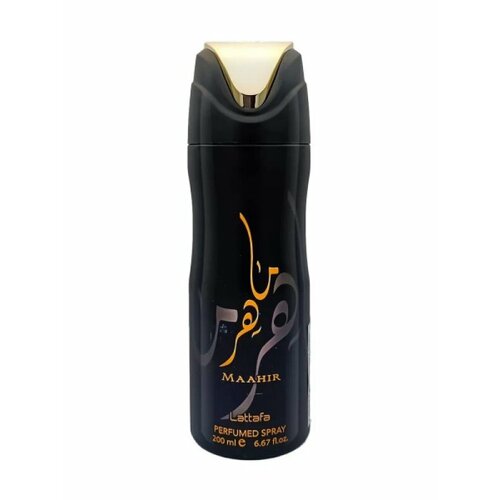 Парфюмированный дезодорант для тела Maahir Lattafa, ОАЭ maahir black edition lattafa 100ml