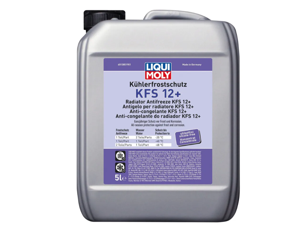 LIQUI MOLY 8841/21146 Kuhlerfrostschutz KFS 12+ Plus Антифриз-концентрат 5 л.