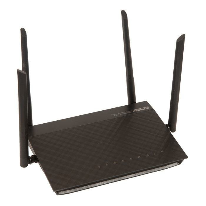 Wi-Fi маршрутизатор ASUS RT-AC1200G+ V.A 802.11AC,1000mbit,4 порта,4 антенны, USB 2.0 б/у в коробке с бп