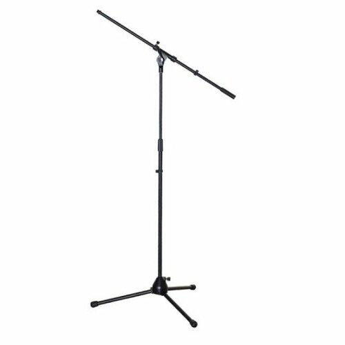 Микрофонная стойка напольная ECO MS084 Black onstage ms7701tb микрофонная стойка телескопический журавль