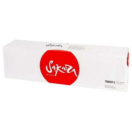 картридж sakura tk8525c 20000 стр голубой Картридж TK-8505C для Kyocera TASKalfa 4551ci, 4550ci, 5550ci, 5551ci, 5550, 4550 Sakura голубой