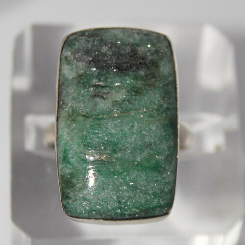 Кольцо True Stones, фуксит, кианит, коричневый, зеленый образец слюда фуксит m 7 12 см