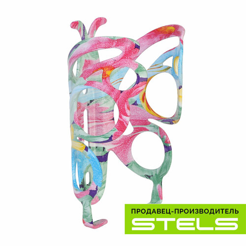 Флягодержатель NH-BC148A-T18 алюминиевый сине-жёлто-розовый VELOSALE