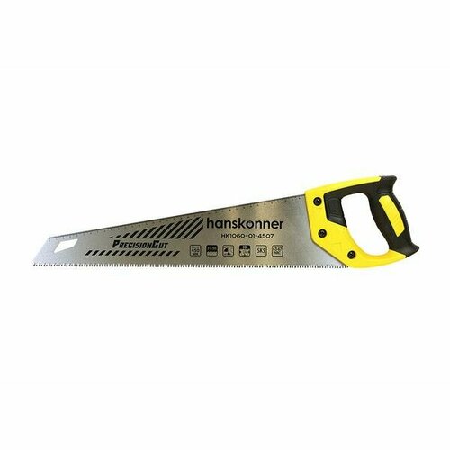 Ножовка по дереву Hanskonner 450 мм 7-8 зуб/дюйм крупный зуб ножовка по дереву hanskonner hk1060 01 4011
