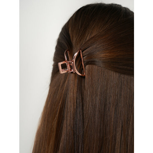 Маленькая заколка - краб для волос, Цвет Розовый оригинальная заколка краб металлическая