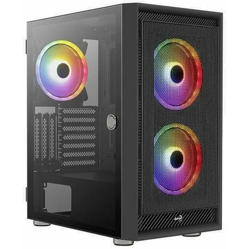 Корпус Aerocool Graphite-G-BK-v2 (ACCM-PB24033.11) черный без БП ATX 6x120mm 1x140mm 2xUSB3.0