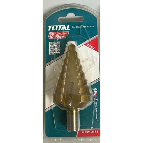 Сверло ступенчатое 10-45 мм TOTAL TAC8210451 2455₽