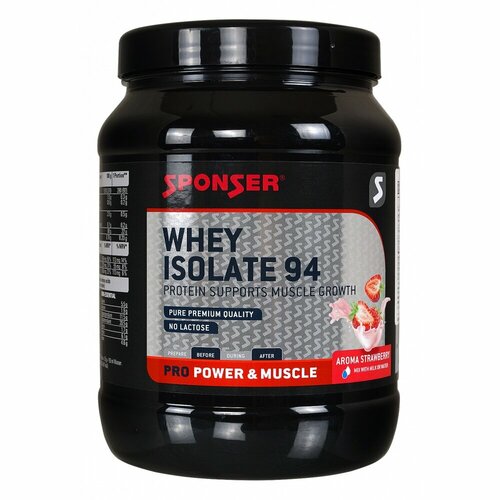 sponser premium whey hydro ваниль Whey Isolate 94, 425 г, Strawberry / Клубника