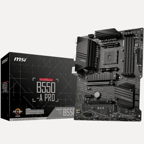 Изображение товара Материнская плата MSI B550-A PRO, форм-фактор ATX, аудиокодек Realtek ALC897