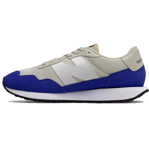 Кроссовки New Balance 237, размер 39.5, белый, синий