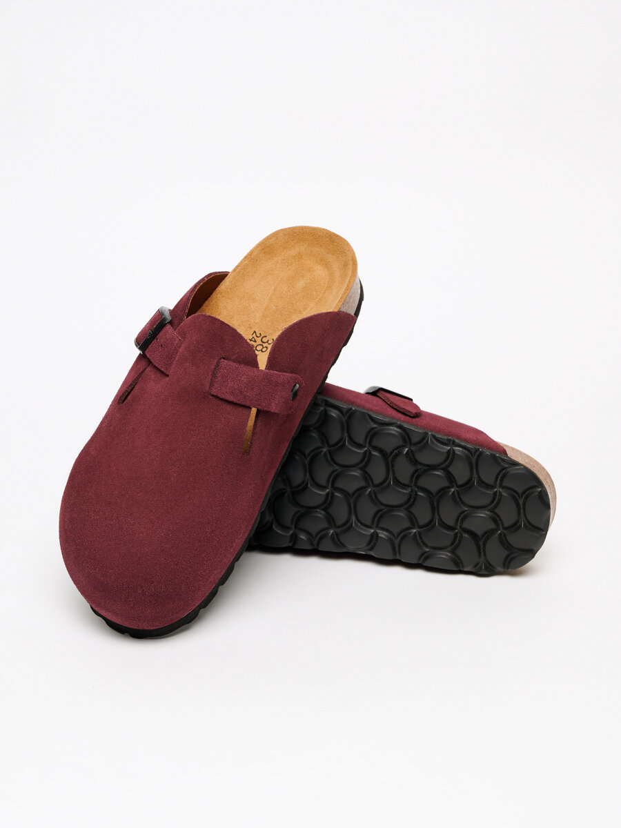 Сабо FOOTWELL, размер 38, бордовый