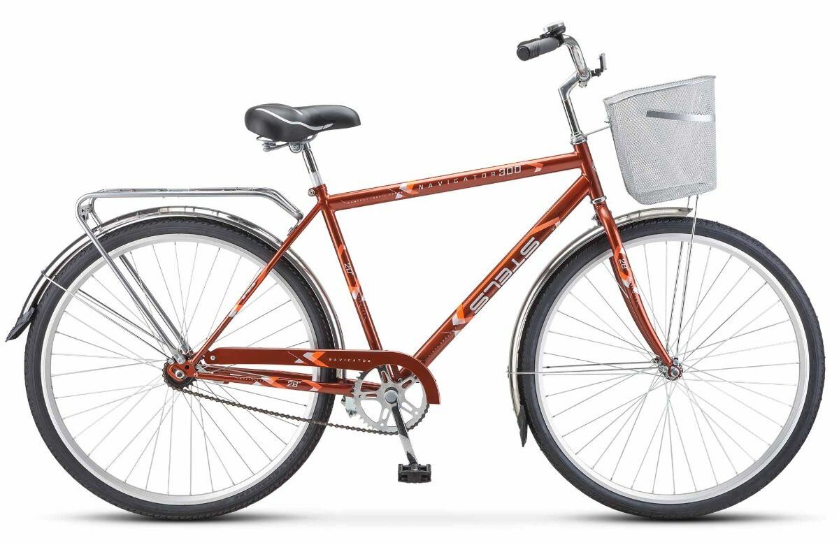 фото Велосипед для города и туризма STELS Navigator 300 Gent 28 Z010, 20" бронзовый