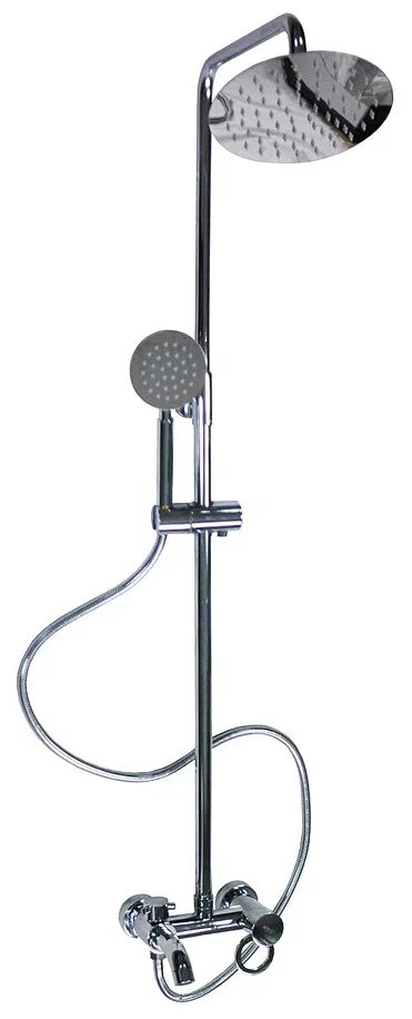 фото Смеситель+стойка душевая BRIMIX "тропический душ" с двумя лейками 3087