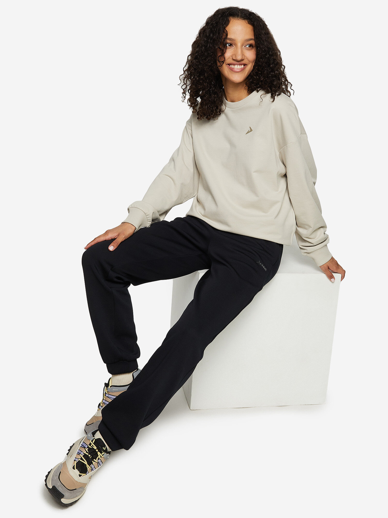 Свитшот Demix, размер 46-48, , светло-бежевый — фото 1