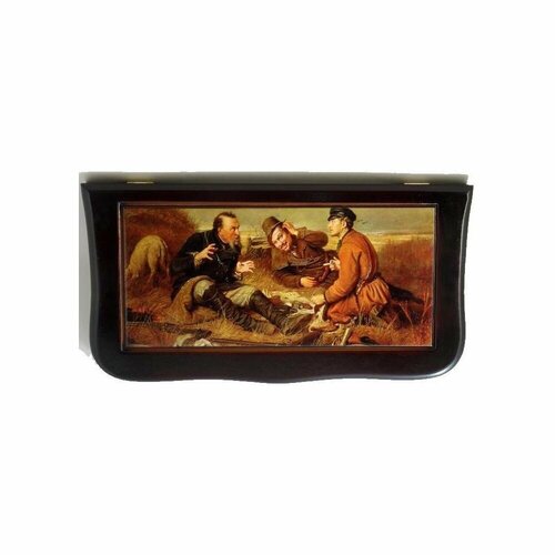 Мастер Бамбук SA-REZ-012 Нарды резные охотники на привале, мастер бамбук